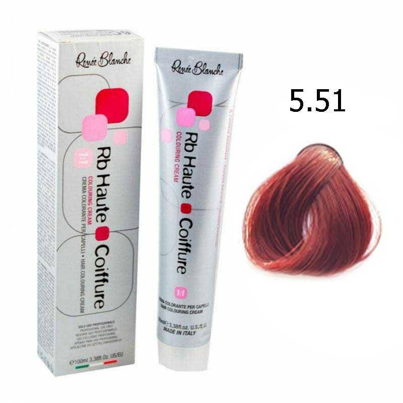 Renee Blanche Haute Coiffure Farba do w łosów - 5.51 Jasny kasztan czerwony szkarłatny, trwała koloryzacja 100ml