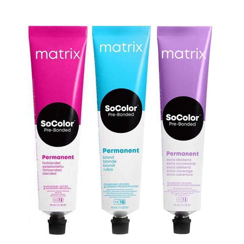 Matrix SoColor, farba do włosów z technologią Pre-Bonded, trwała koloryzacja, 90ml