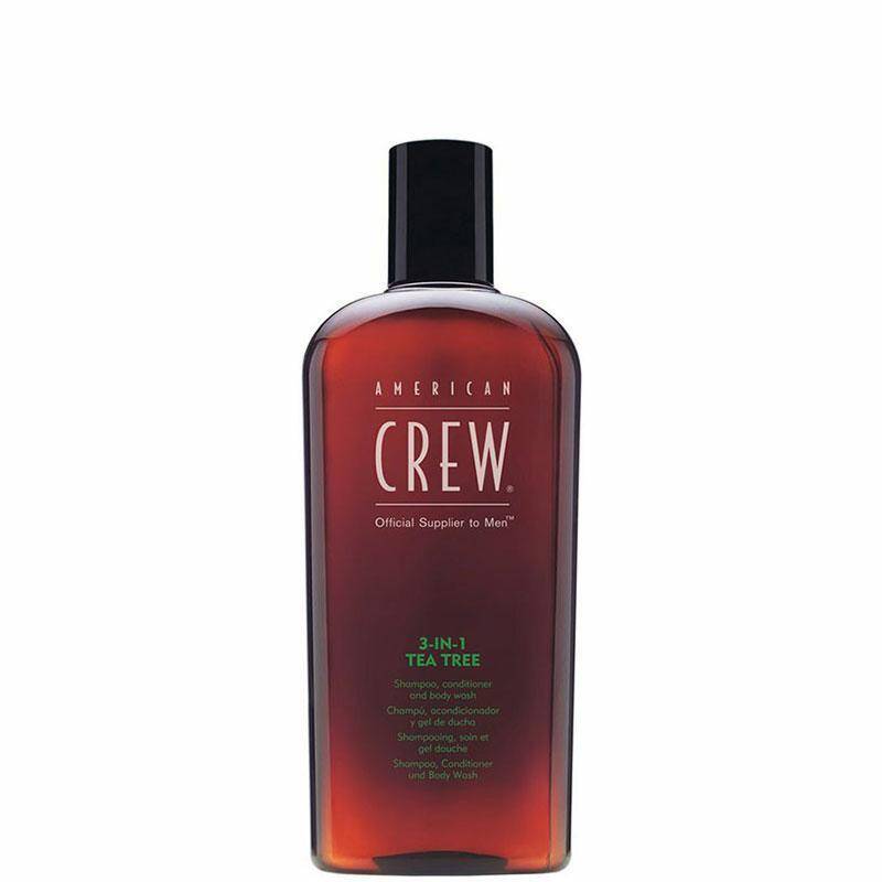 American Crew 3w1 Tea Tree, szampon + odżywka + żel dp kąpieli 450ml