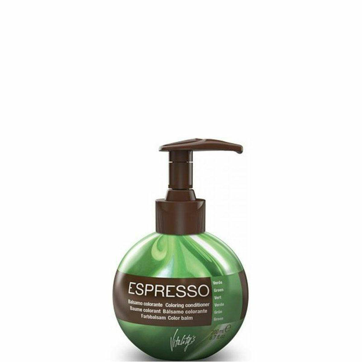 Vitalitys Espresso Green, Balsam koloryzujący - Zielony 200ml