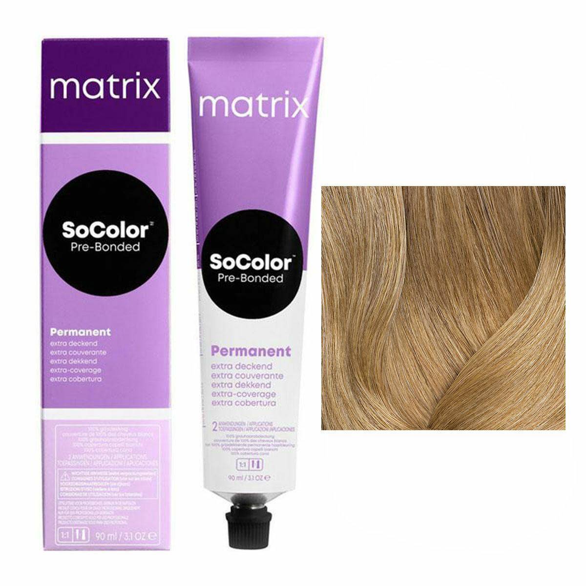 Matrix SoColor Pre-Bonded Extra Coverage 510G - Extra jasny złocisty blond, trwała koloryzacja 90ml