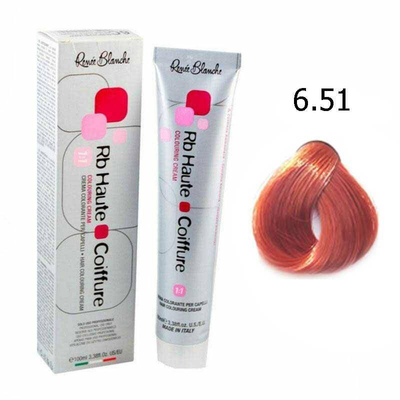 Renee Blanche Haute Coiffure Farba do w łosów - 6.51 Szkarłatno czerwony ciemny blond, trwała koloryzacja 100ml