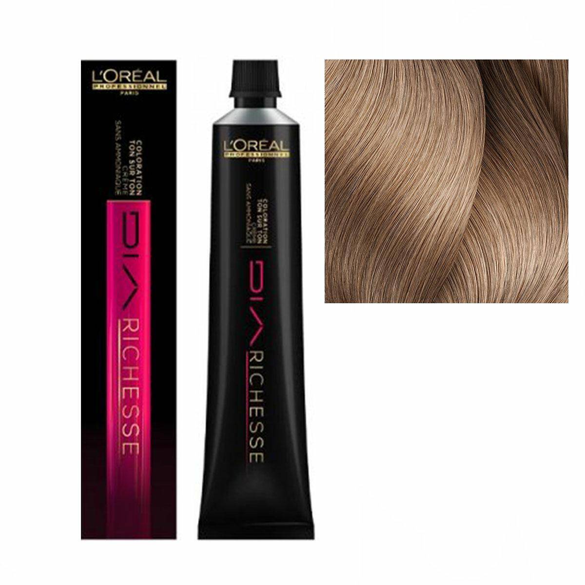 L'Oreal Professional Dia Richesse Hair Color 8.02 Light Pearl Blonde 2  Ounces 