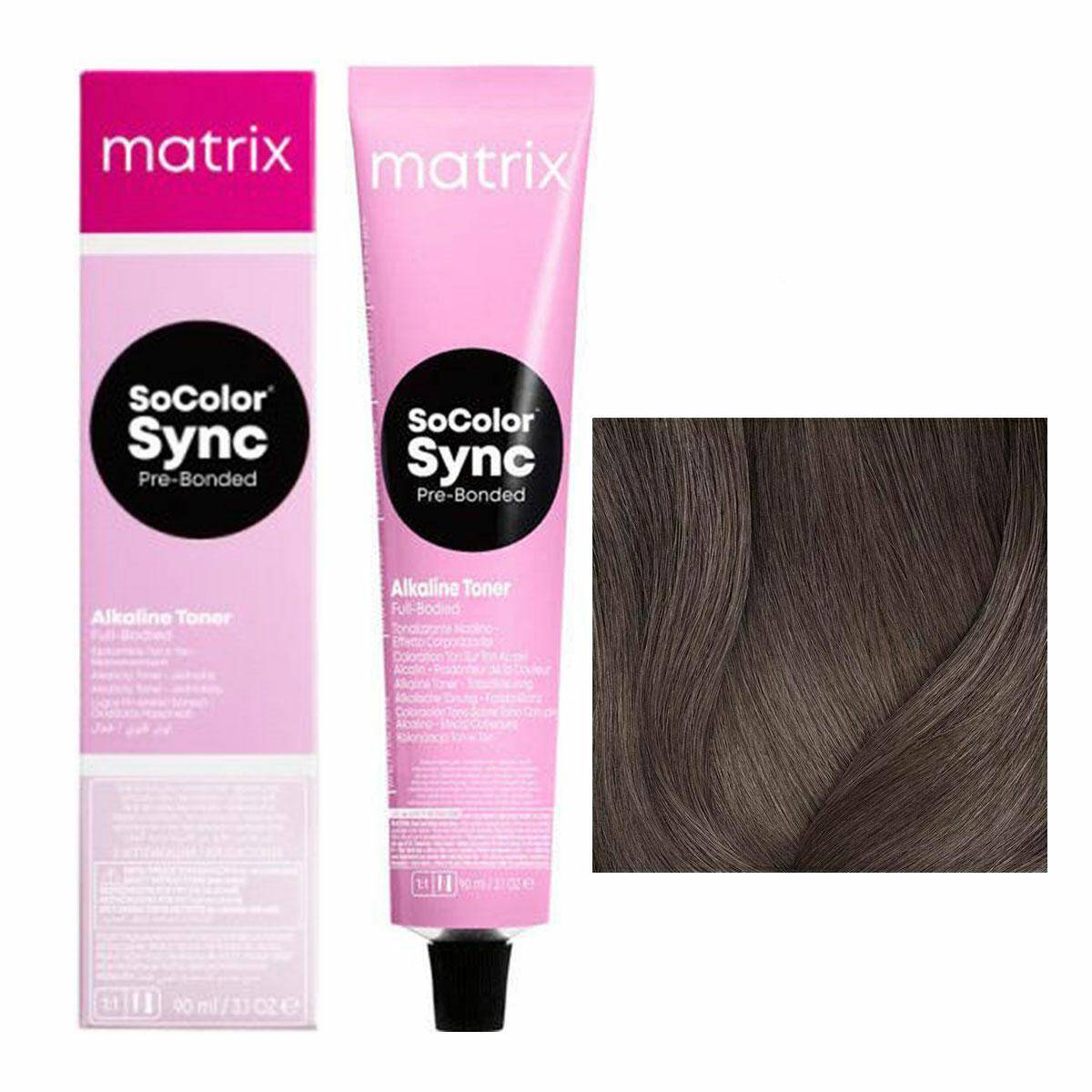 Matrix SoColor Sync Pre-Bonded Farba do włosów - 6P Ciemny blond perłowy