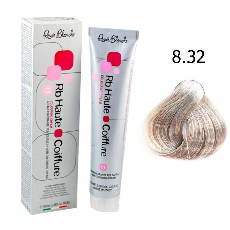 Renee Blanche Haute Coiffure Farba do w łosów - 8.32 Beżowy jasny blond, trwała koloryzacja 100ml