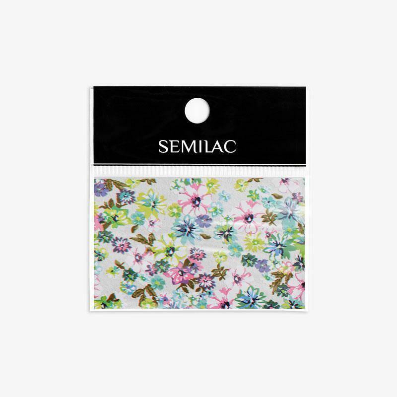 Semilac Folia transferowa 30 - Blooming Flowers