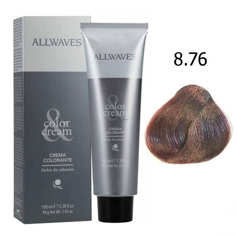 Allwaves Farba do włosów - 8.76 Jasny
