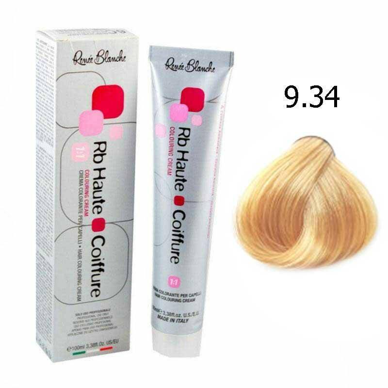 Renee Blanche Haute Coiffure Farba do w łosów - 9.34 Hawana bardzo jasny blond, trwała koloryzacja 100ml