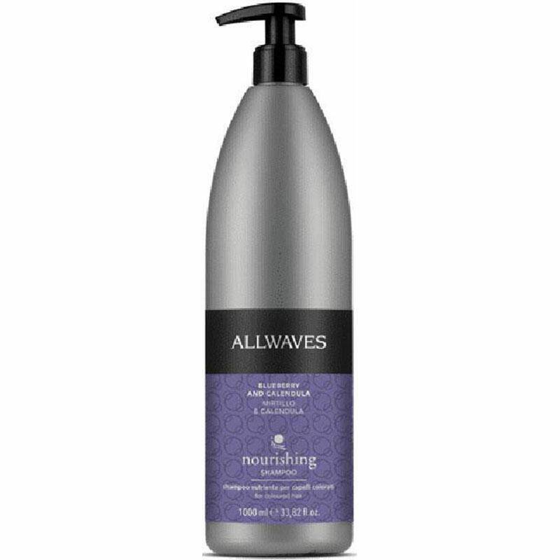 Allwaves Blueberry and Calendula Szampon odżywczy do włosów po koloryzacji 1000ml