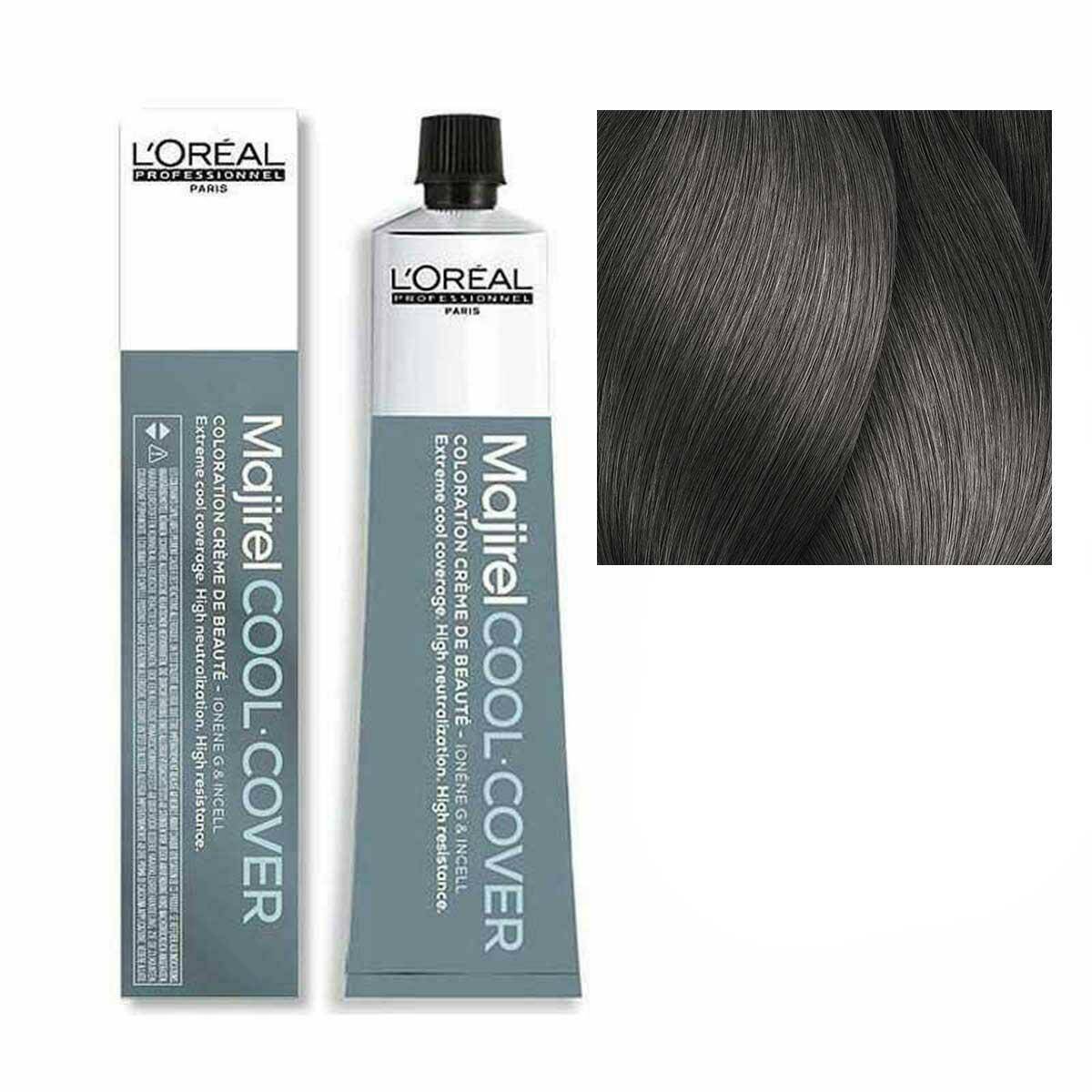 Loreal Majirel Cool Cover Farba do włosów - 7.11 Blond popielaty głęboki, chłodne odcienie 50ml