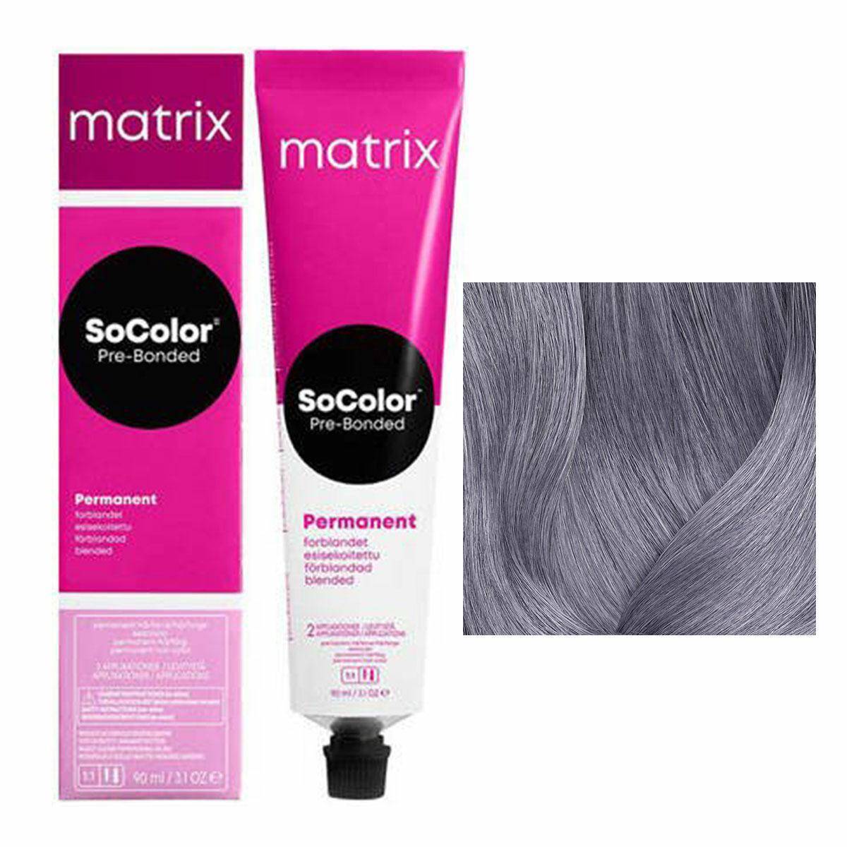 Matrix SoColor Pre-Bonded Farba do włosów - 8SP Jasny blond srebrno - perłowy, trwała koloryzacja 90ml