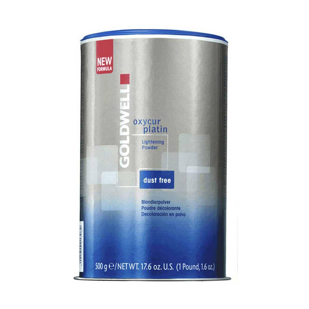 Goldwell Oxycur Platin Dust Free, Rozjaśniacz do włosów w proszku 500g