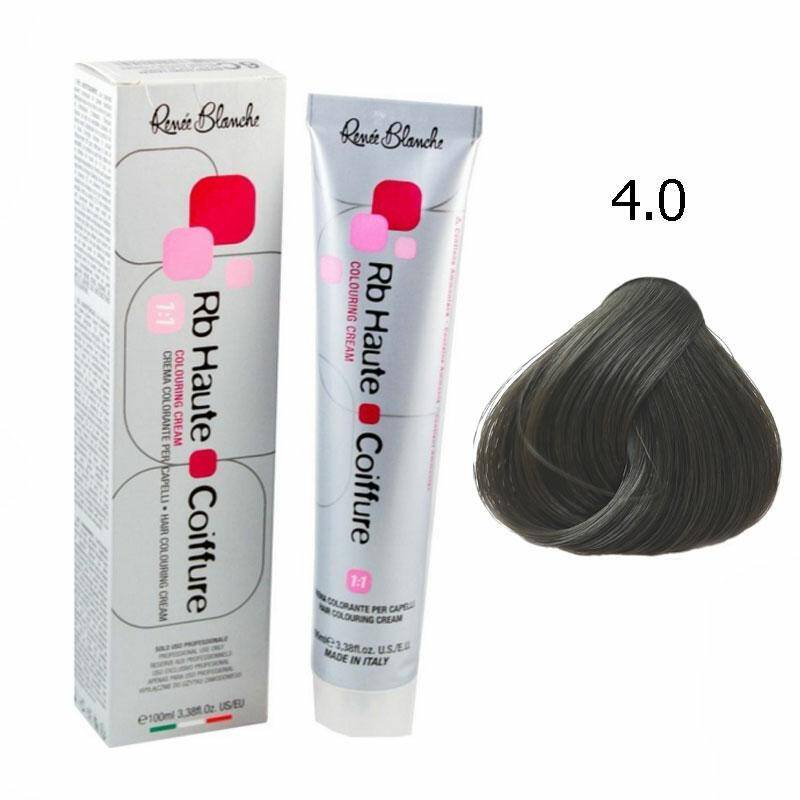Renee Blanche Haute Coiffure Farba do w łosów - 4.0 Naturalny kasztan, trwała koloryzacja 100ml
