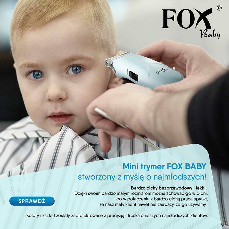Fox Baby Bezprzewodowy Mini Trymer do strzyżenia dzieci, pearl