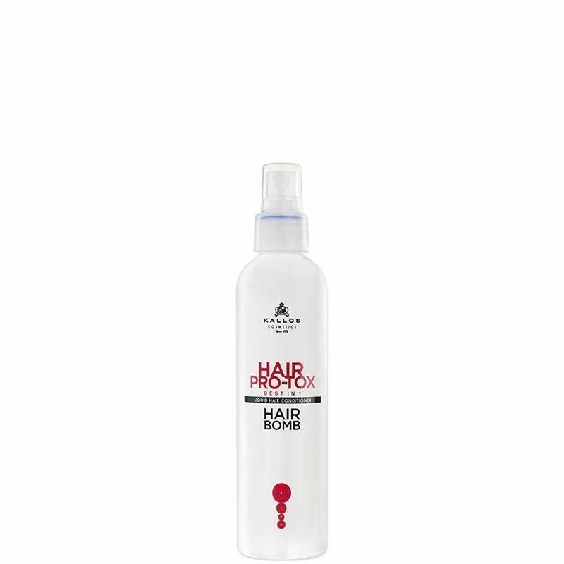 Kallos Hair Pro-Tox Hair Bomb odżywka z keratyną, kolagenem i kwasem hialuronowym 200ml (Zdjęcie 1)