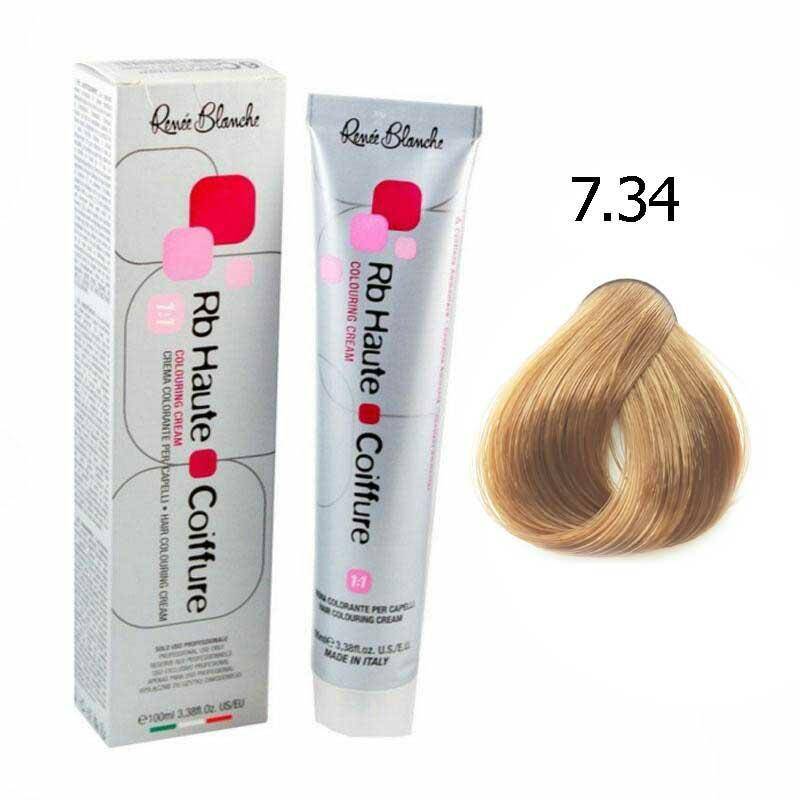 Renee Blanche Haute Coiffure Farba do w łosów - 7.34 Hawana blond, trwała koloryzacja 100ml