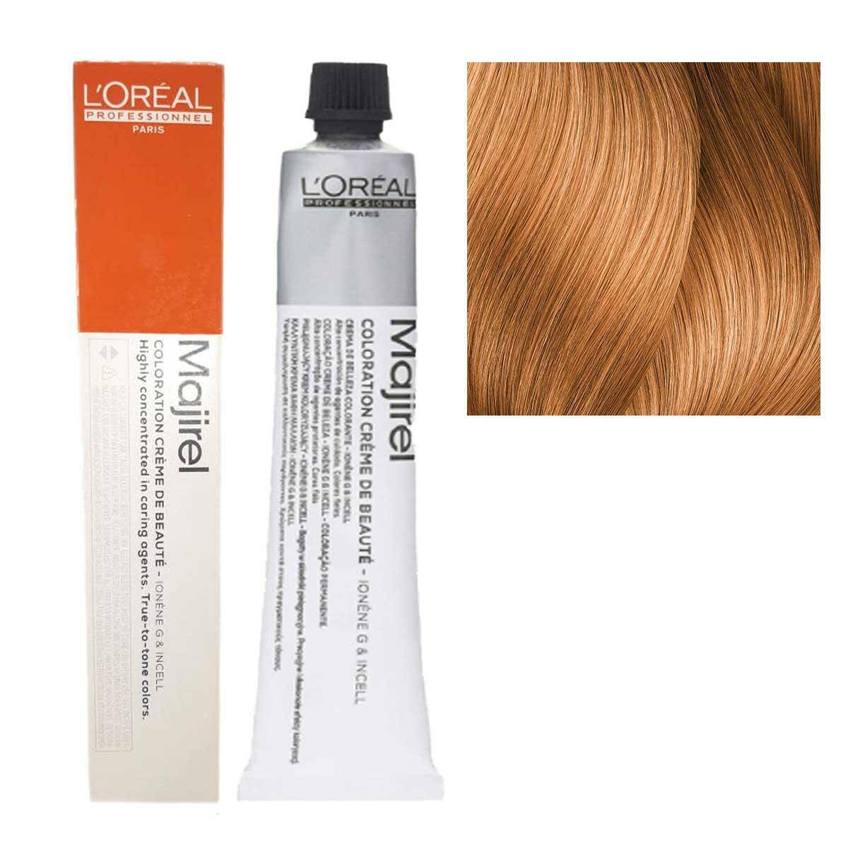 Loreal Majirel Farba do włosów - 8.04 Naturalny jasny blond miedziany, trwała koloryzacja 50ml