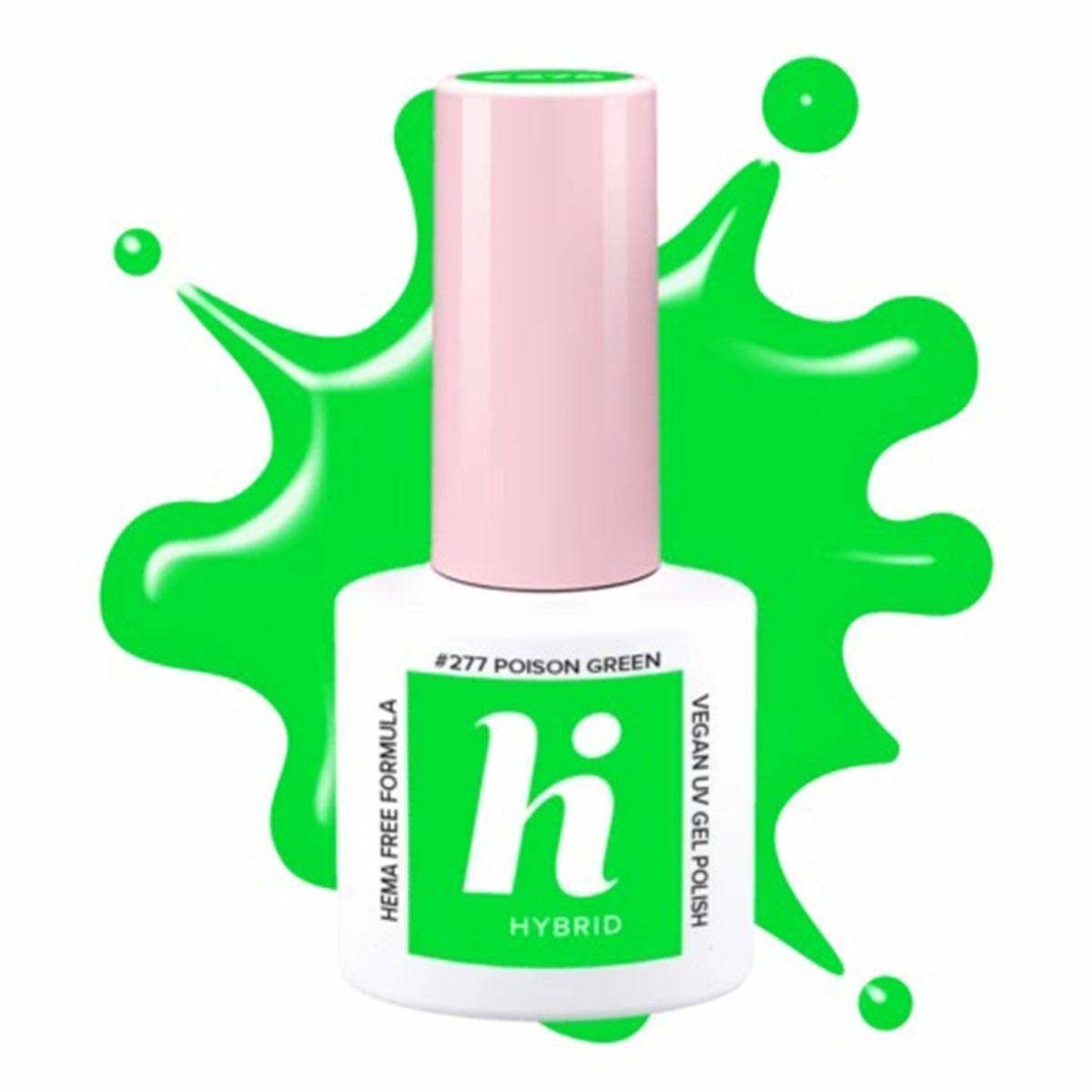 Hi hybrid Lakier hybrydowy - 277 Poison Green 5ml