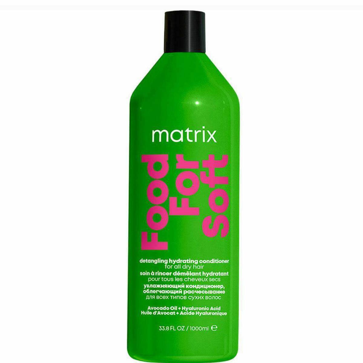 Matrix Food For Soft Odżywka intensywnie nawilżająca do wszystkich rodzajów suchych włosów 1000ml