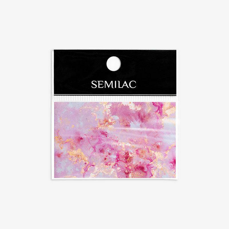 Semilac Folia transferowa 12 - Rose Gold Marble (Zdjęcie 1)