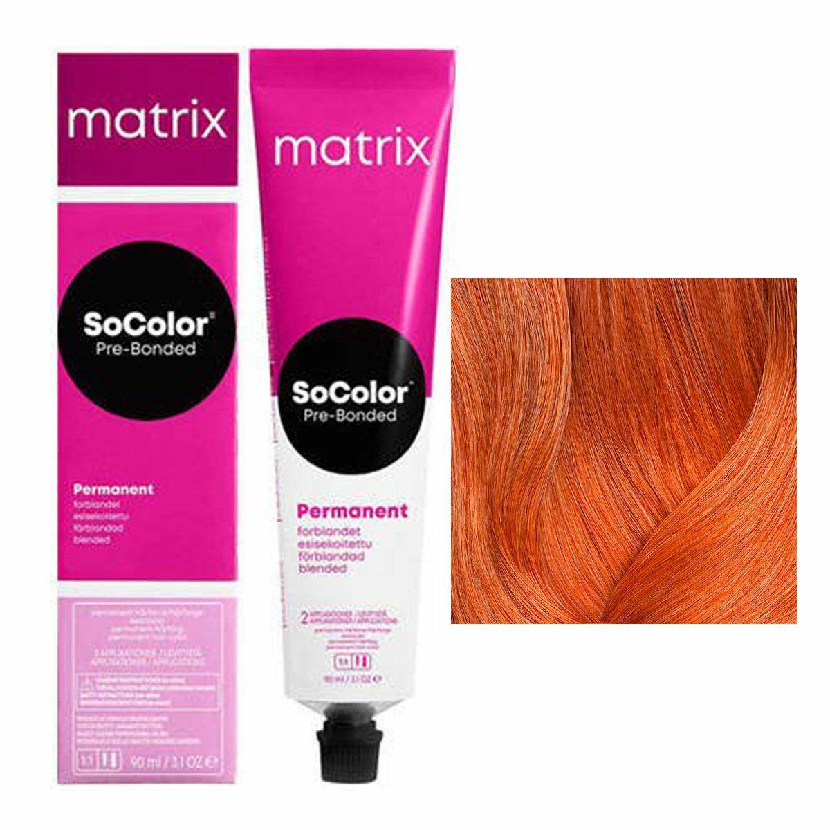 Matrix SoColor Pre-Bonded Farba do włosów - 8RC Jasny blond czerwona miedź, trwała koloryzacja 90ml