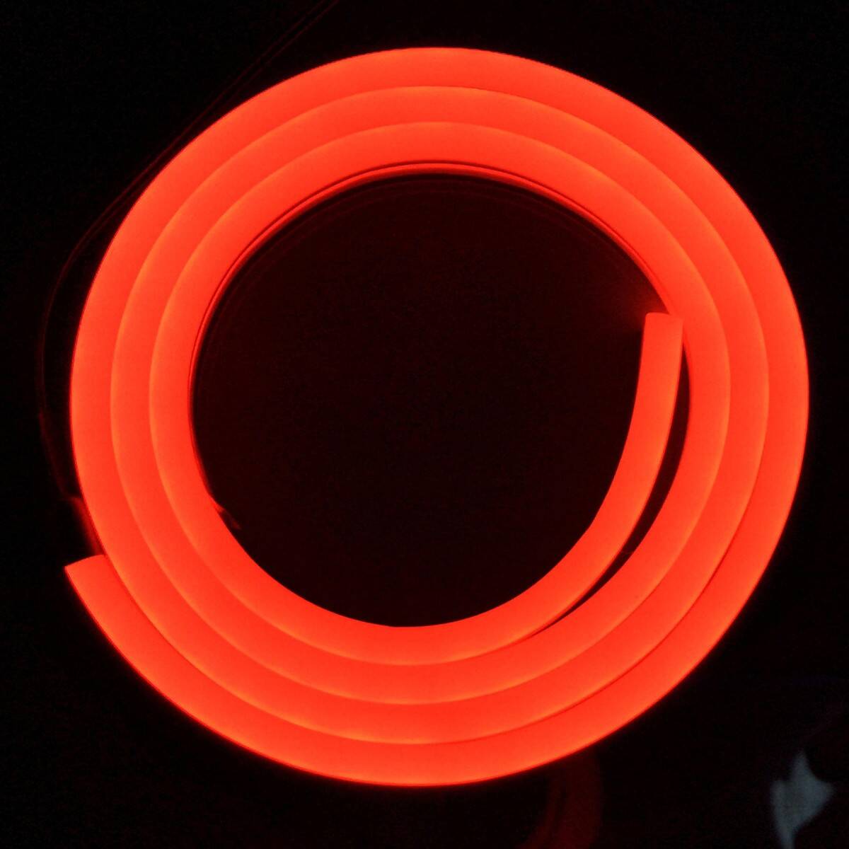 Neon FLEX 6x12mm 120 LED 12V 1m IP65 CZERWONY