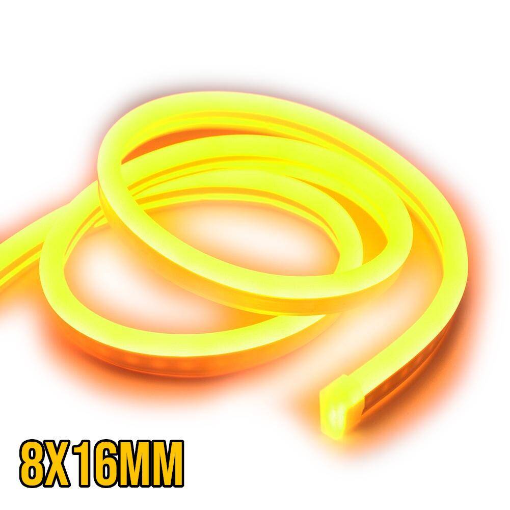 Neon FLEX 8/16 12V 12W 120D ŻÓŁTY 1m - cut 2.5cm