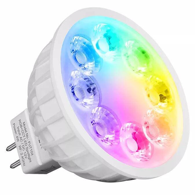 Żarówka LED MR16 12V 4W WiFi RGBCCT FUT104 MOCNA!