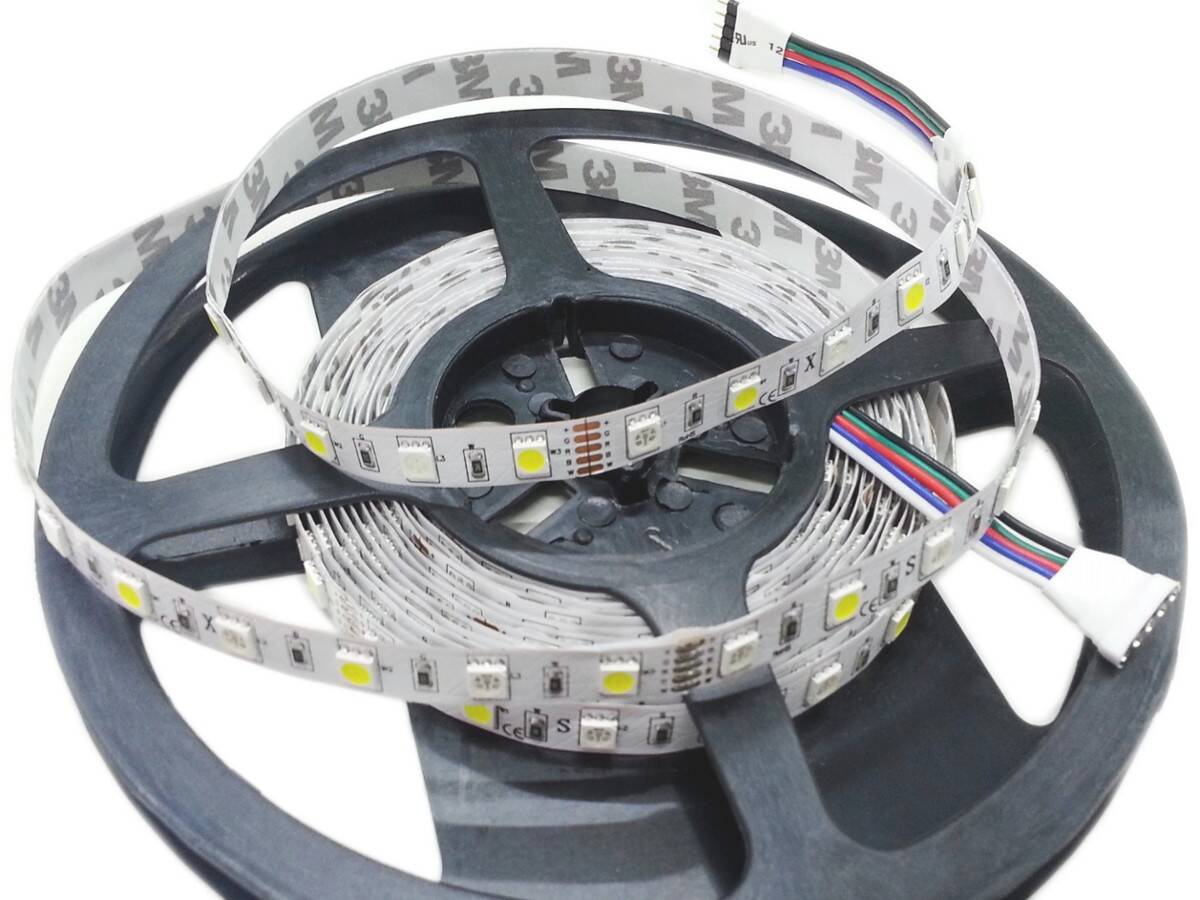 Taśma 300 LED 5050 RGBW Ciepła IP65 PREM.