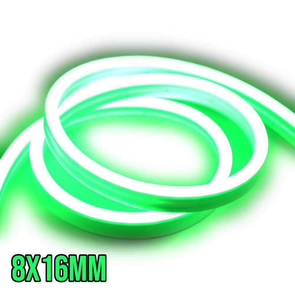 Neon FLEX 8x16mm 120 LED 12V 1m IP65 ZIELONY