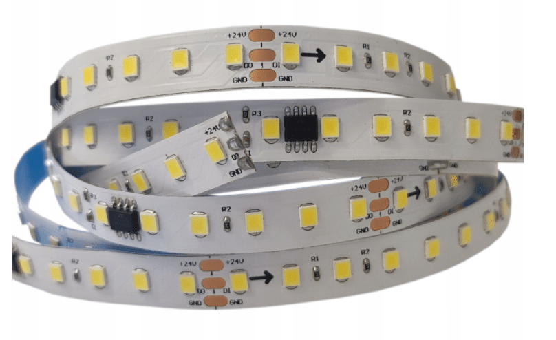 Taśma Magic 600LED 1m 2835 24V WS2811 Biała Ciepła