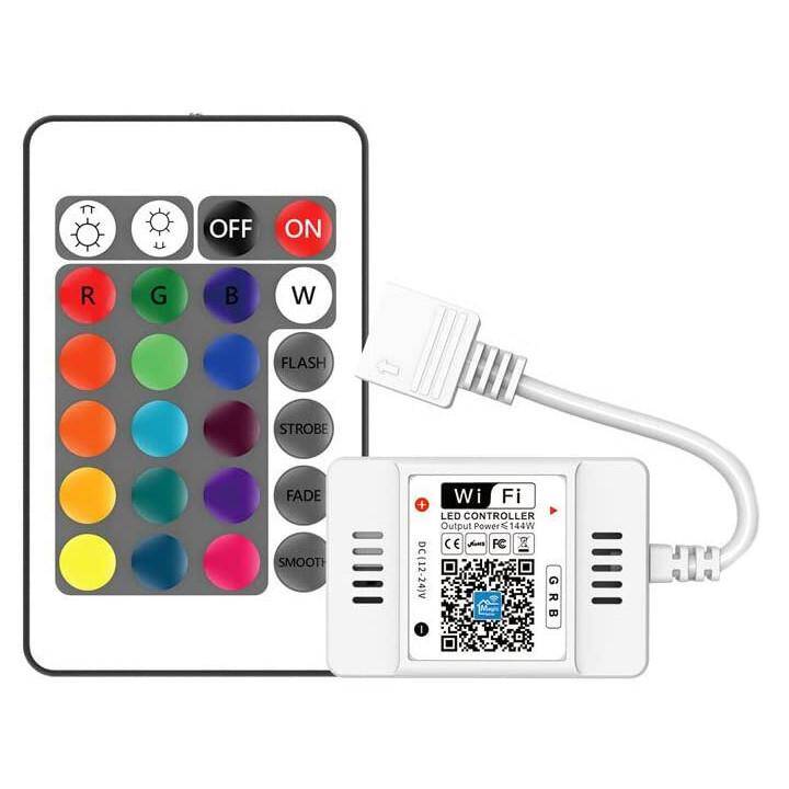 Sterownik Taśm LED RGB 144W WiFi Android iOS + Pilot RF