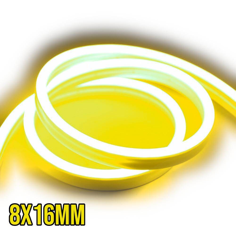 Neon FLEX 8x16mm 120 LED 12V 1m IP65 LIMONKOWY