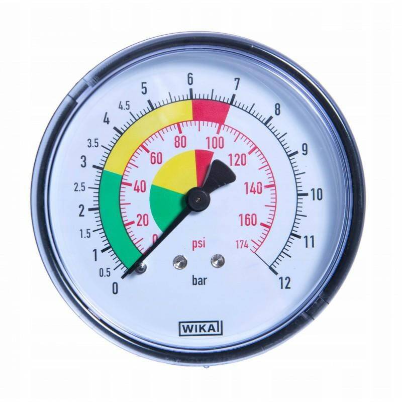 Manometr osiowy M80T 0-12 bar 1/4