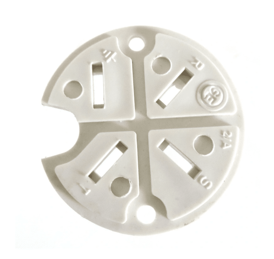 Płytka do wtyczki metalowej 32A 500V