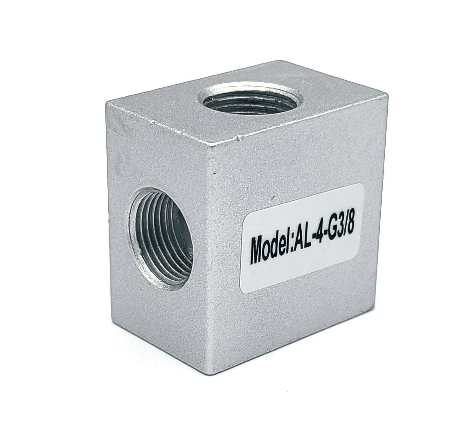Rozdzielacz pneumatyczny 4x3/8W kostka