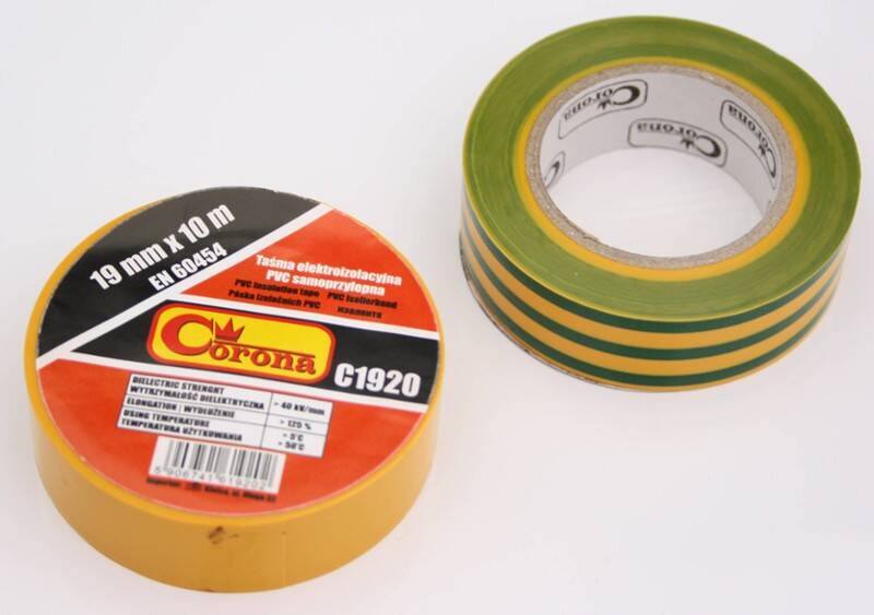 Insulating PCV tape 19mmx20m color