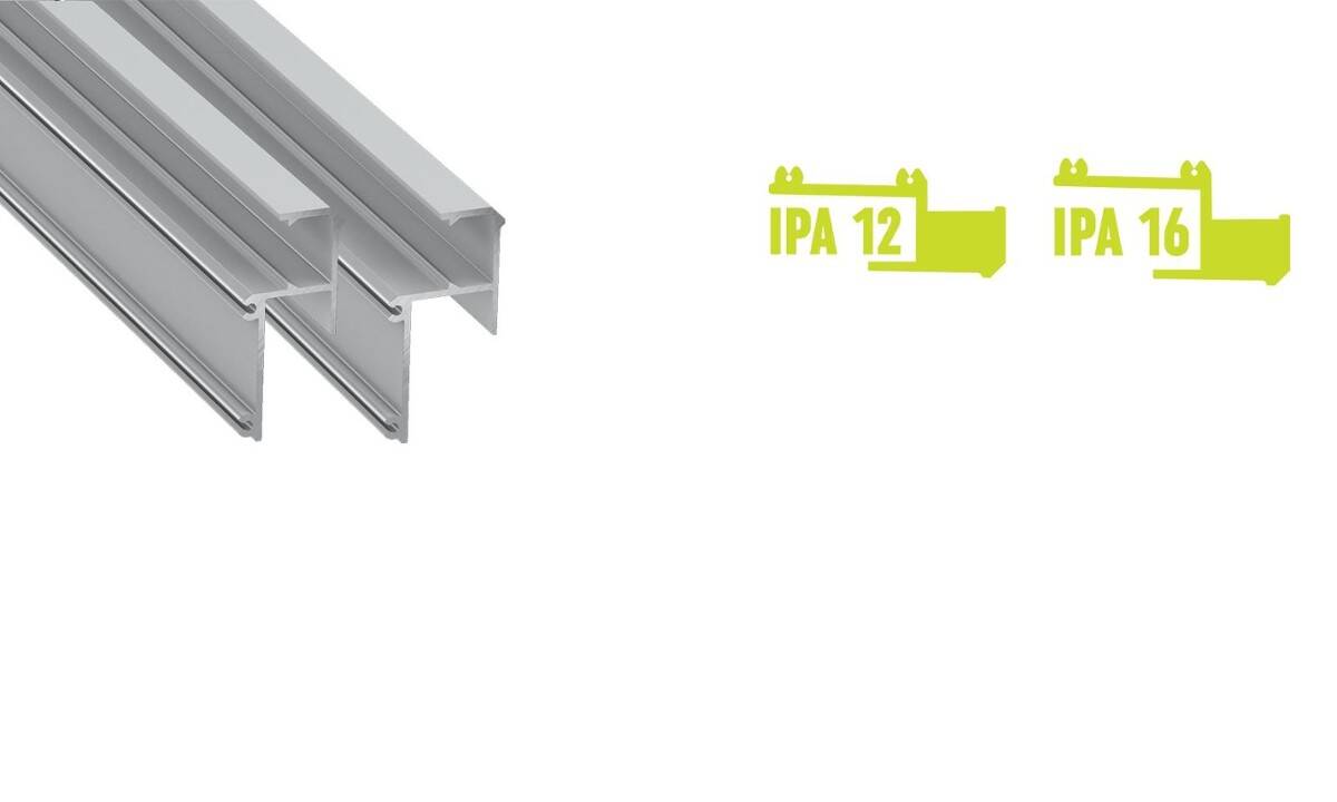 Profil arch IPA16 srebrny anodowany 3m