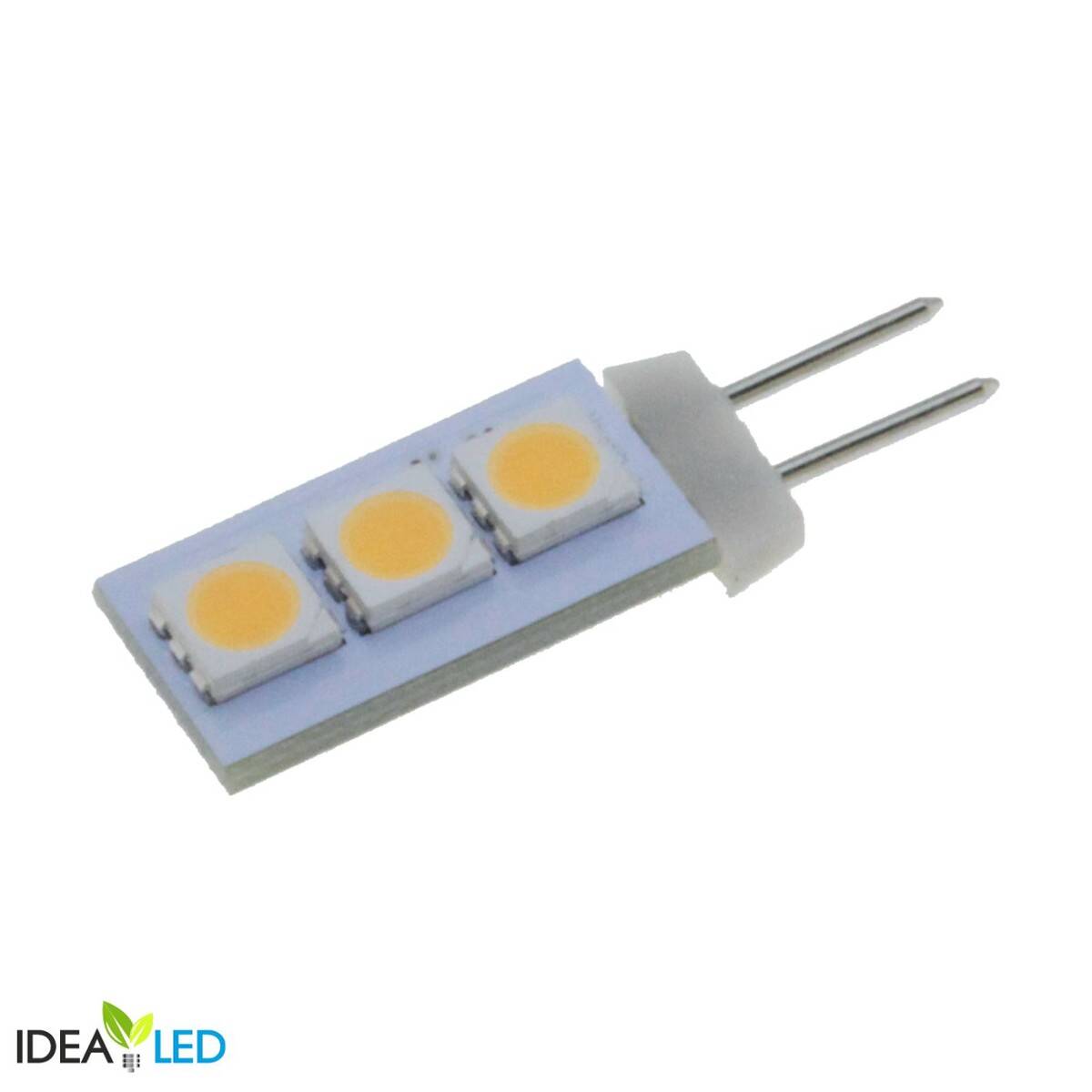 LED bulb SMD 5050 G4 12V 0,6W - warm white