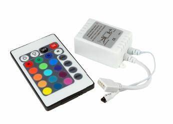 IR RGB LED Remote Controll   24 buttons 72W