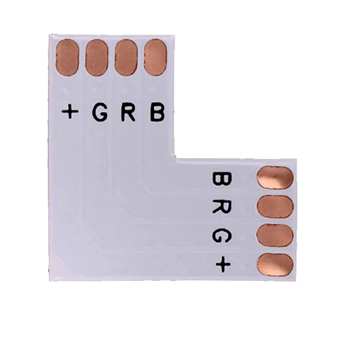 Angle connector for 10mm strip RGB