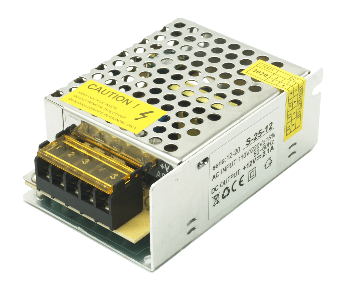 Zasilacz modułowy 12VDC IP20 2,1A 25W