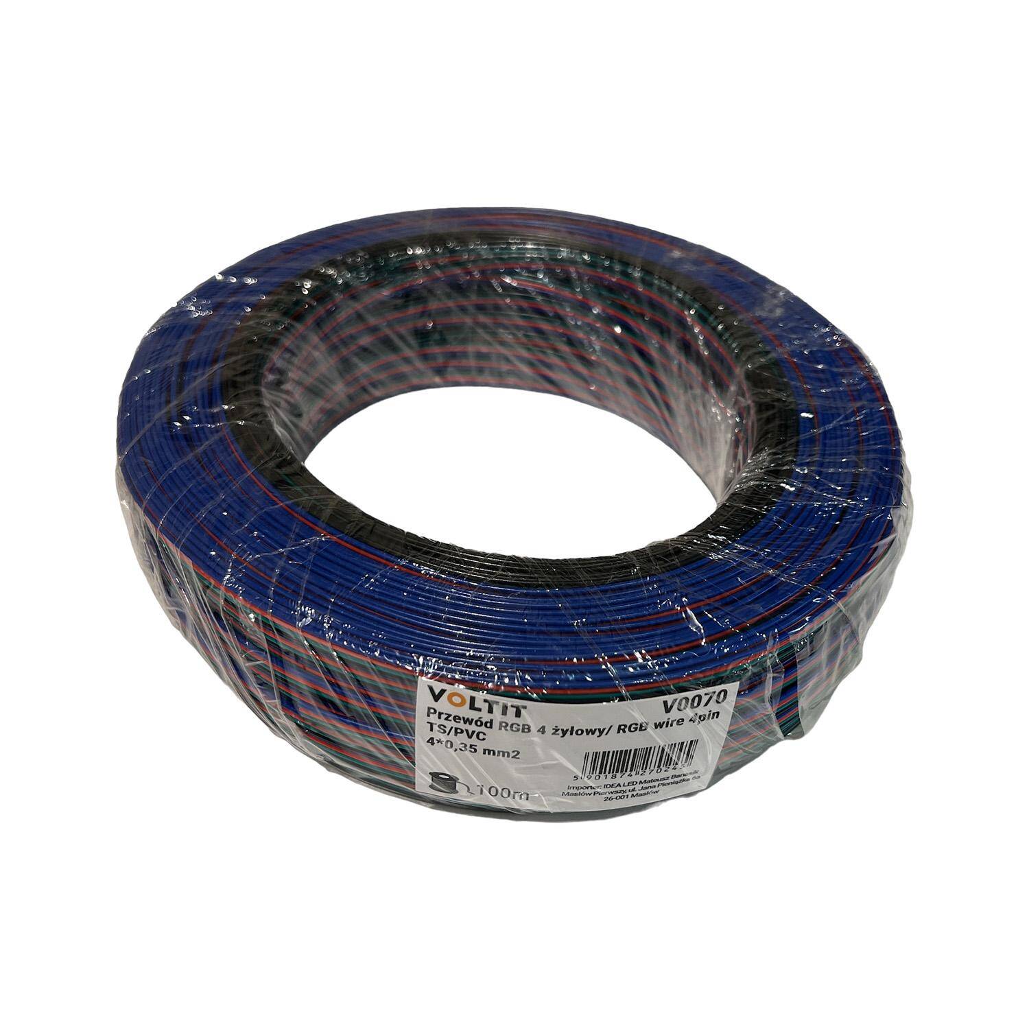 Kabel RGB 4x0,35 mm TS/PVC
