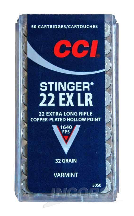 Amunicja CCI STINGER .22LR 2,07g/32gr