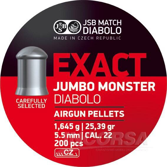 Diabolo JSB JUMBO EXACT MONSTER kal.5,52 (Zdjęcie 1)