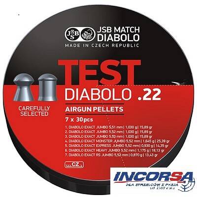 Diabolo JSB TESTER EXACT JUMBO 5,5mm