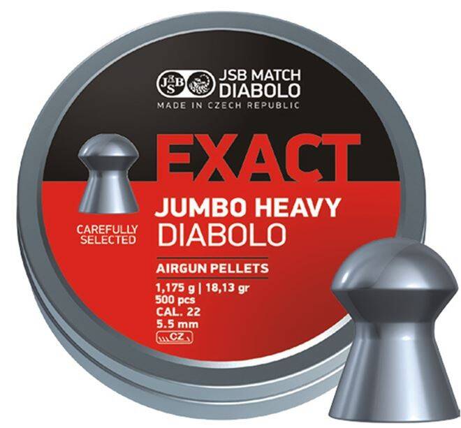 Diabolo JSB EXACT JUMBO HEAVY k.5,53/500