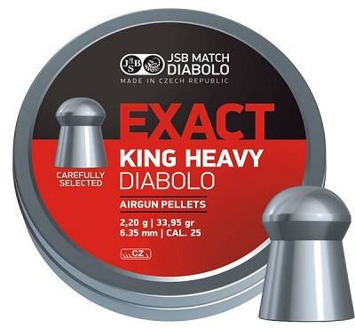 Diabolo JSB EXACT KING HEAVY 6,35/150