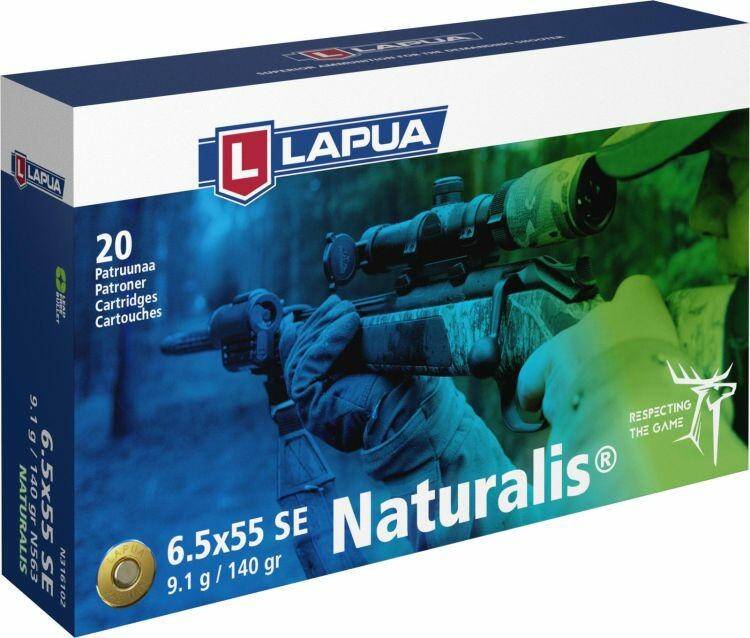 Amunicja LAPUA 6,5x55 SE NATURALIS 9,1g