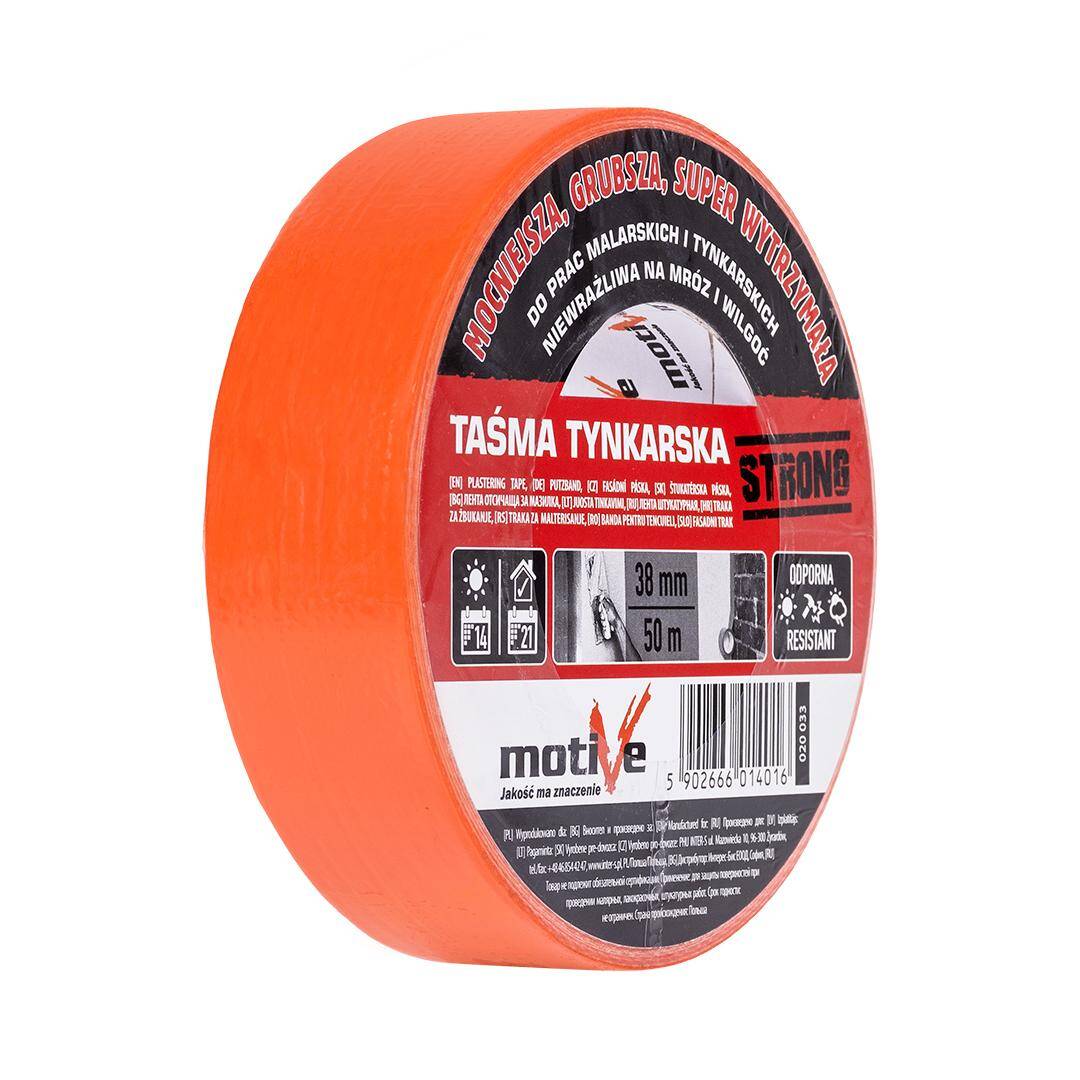 Plastering and roughcasting tape 38mm/50m